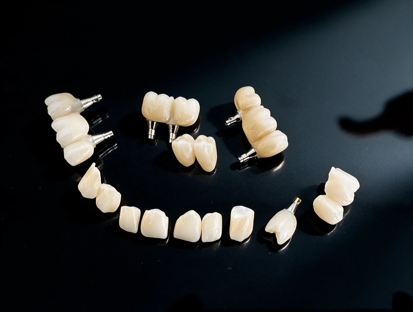 Réhabilitation combinée sur implants et dents naturelles